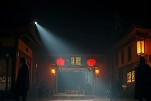 《四月的雨棚》封面，雨天屋檐下撑伞的背影