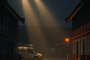 《山海邮路》封面，盘山公路与摩托车邮包